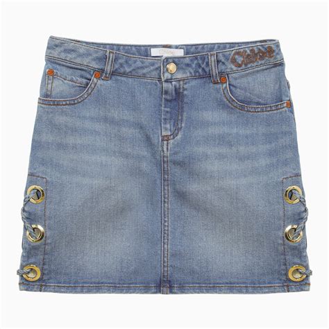 chloe denim skirt|chloe shorts sale.